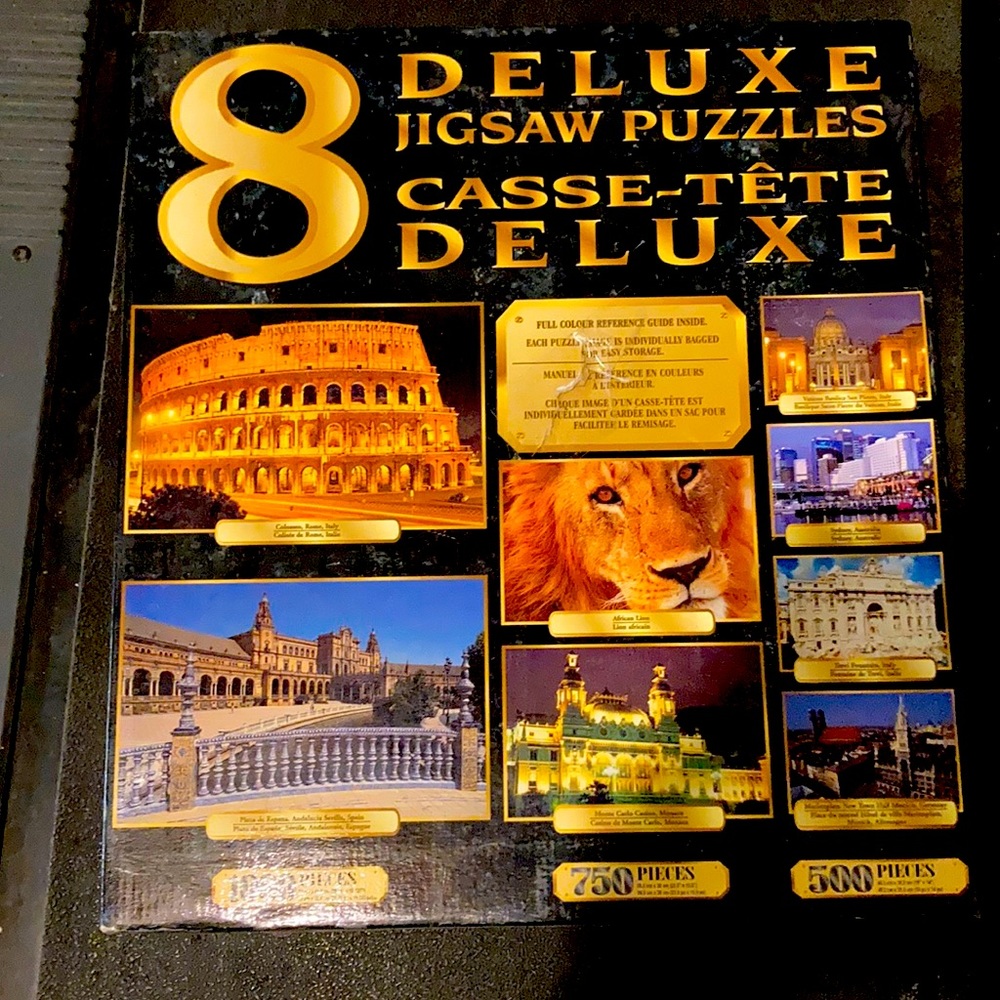 8 Deluxe Jigsaw Puzzles 🧩 **NEW**